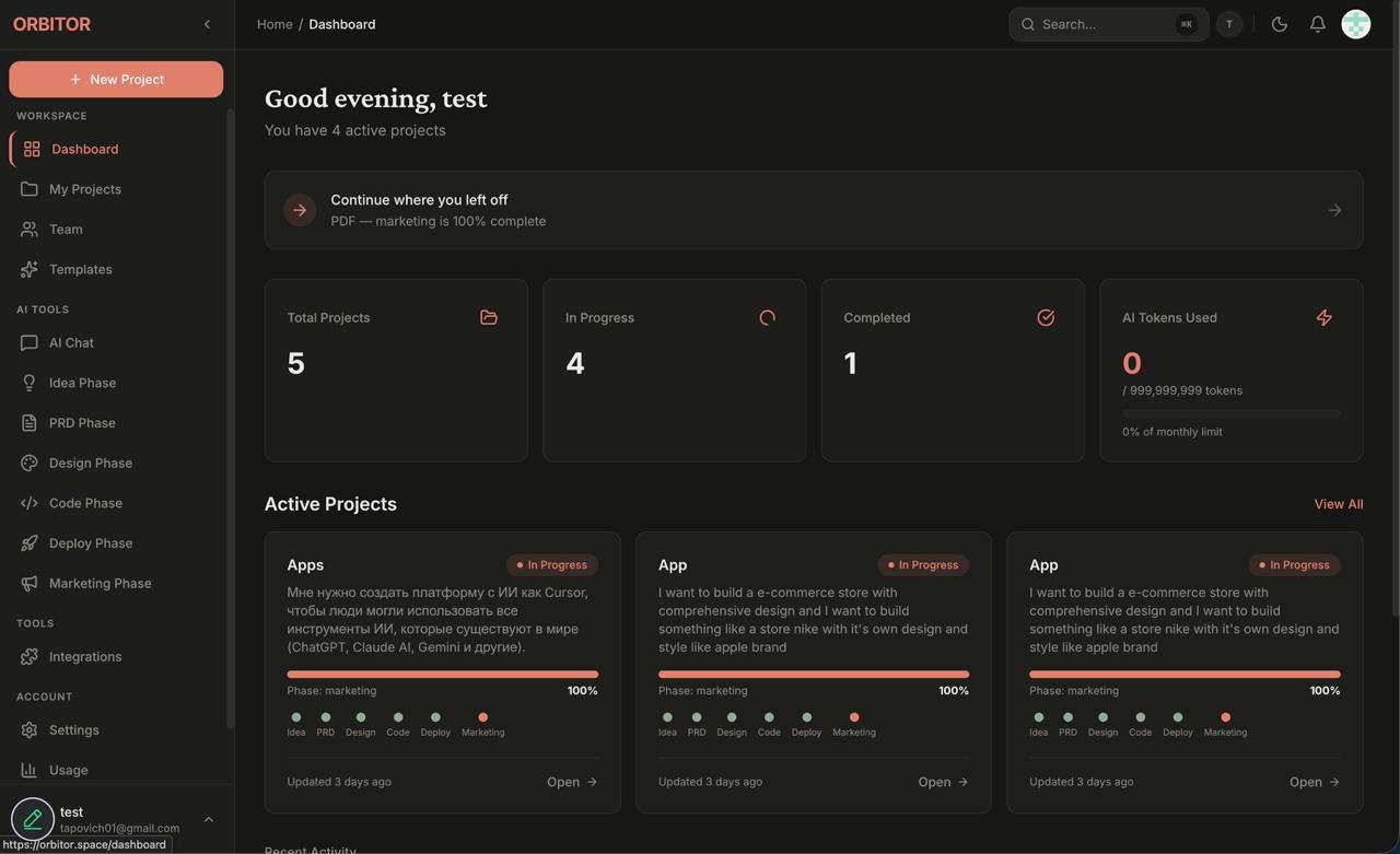 Dashboard